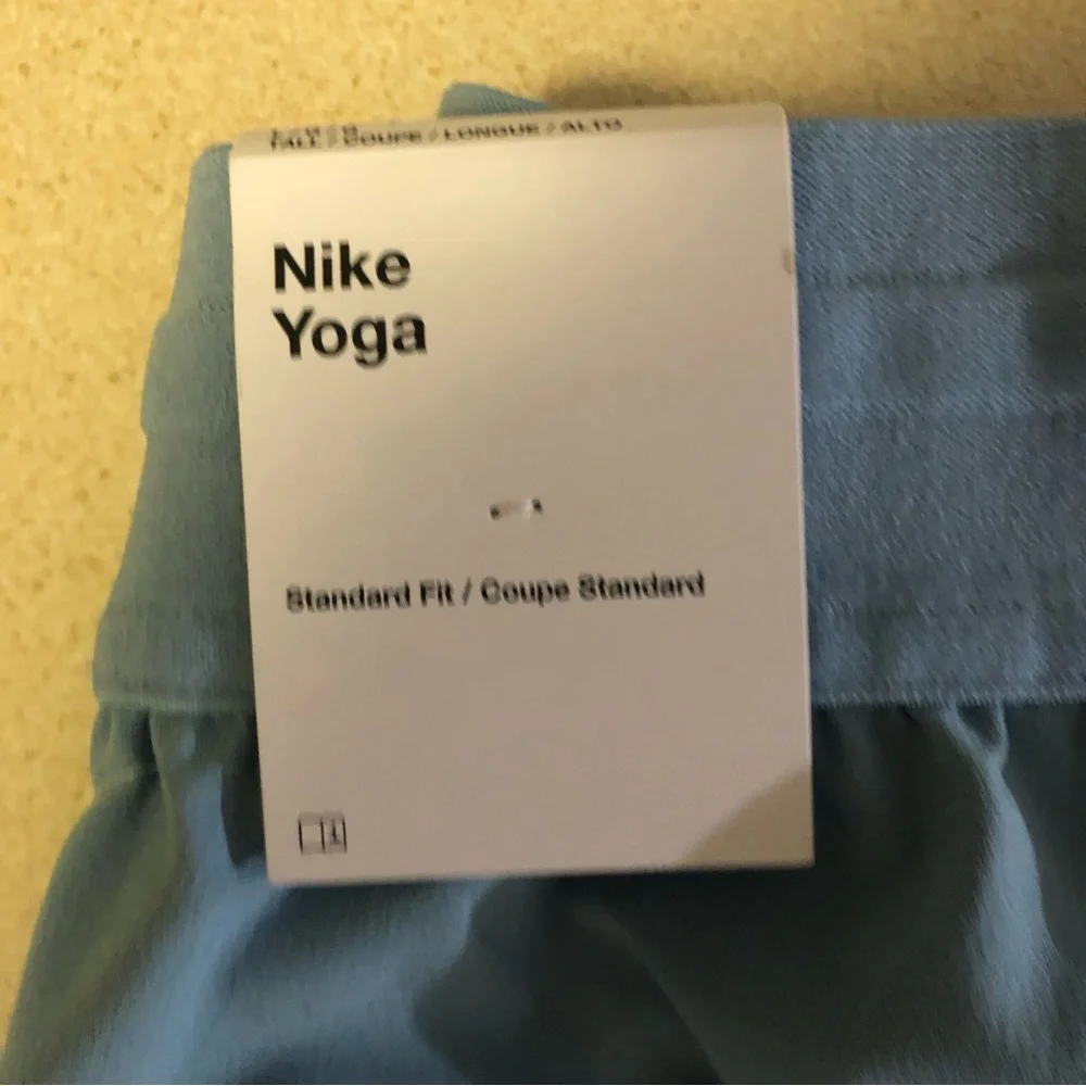 Mens Nike Dri-FIT Flex Yoga Pants Light Blue Size Large-Tall L-Tall DD2120-494 - Picture 6 of 7